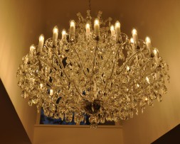 The bottom part of a Theresian chandelier