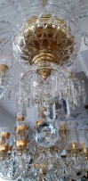 Photo of the lower part of the "Diamond Baccarat" chandelier