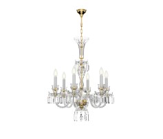 Small 6-arm Baccarat chandelier