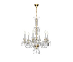 Small 6-arm Baccarat chandelier