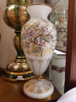 Egermann vase made of white opal glass