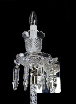 Small wall Baccarat light with a mirror - detai