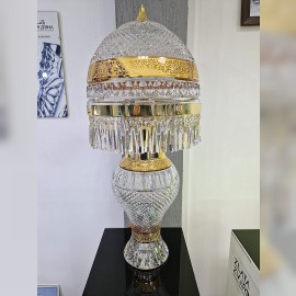 Tall table lamp with diamond cut BACCARAT