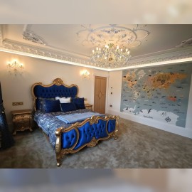 Crystal lighting in spaces with low ceilings (less than 2.4 meters/ 8 ft)