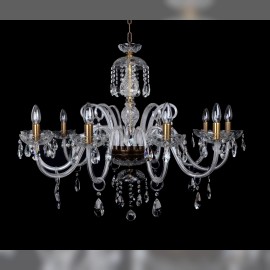 Crystal chandelier for mounting in the dining room