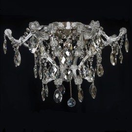 Surface-monted theresian chandelier- silver finish