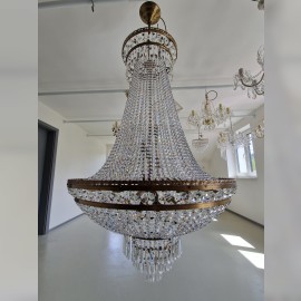 Examples of wall lamps (Strass) in the same design as the ceiling basket chandelier