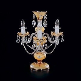 Decorative crystal chandeliers and lamps with soft pastel colors "CRYSTAL FOND"