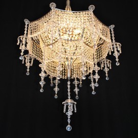 Custom made luxurious Strass crystal chandeliers & wall lights in Oriental style