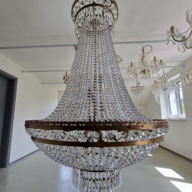 Examples of wall lamps (Strass) in the same design as the ceiling basket chandelier