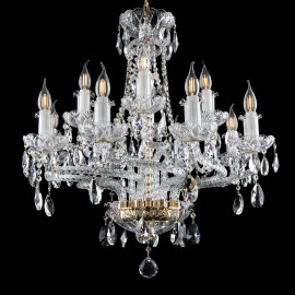 Medium sized crystal chandelier