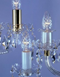 Covering of the bulb sockets  (Glass or Brass)
