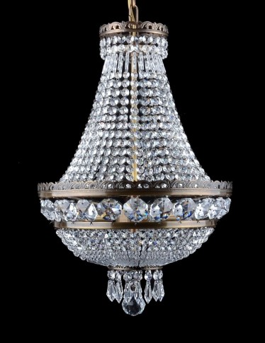 Imitation of a strass antique chandelier