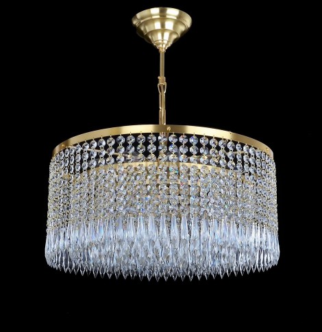 Luxury drum crystal chandelier dia 50 cm