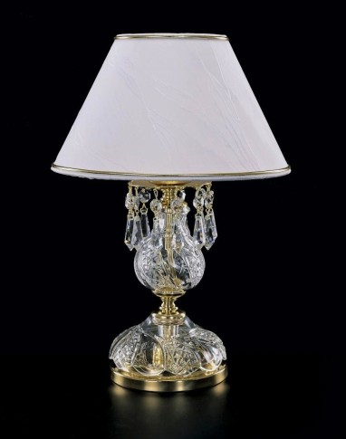 Decorative lamp with the white lampshade