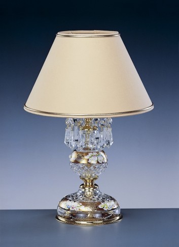 Table crystal lamp Gold Enamel