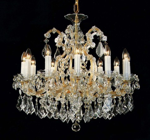 13 light crystal chandelier Maria Theresa