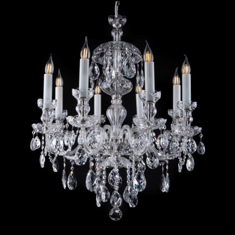 Antique looking Bohemian crystal chandelier