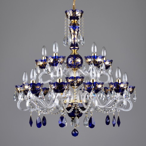 Dark blue chandelier new arrivals