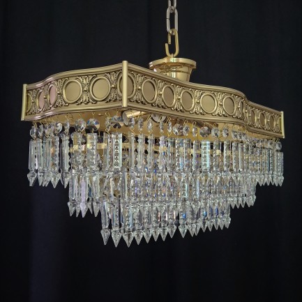 fancy cascade crystal chandelier