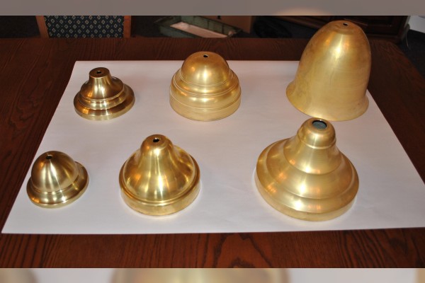 Unprocessed brass ceiling roses