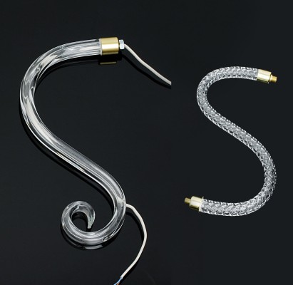 Glass horns & Twisted glass arms