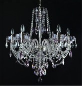 Amethyst Purple Crystal Chandelier 2